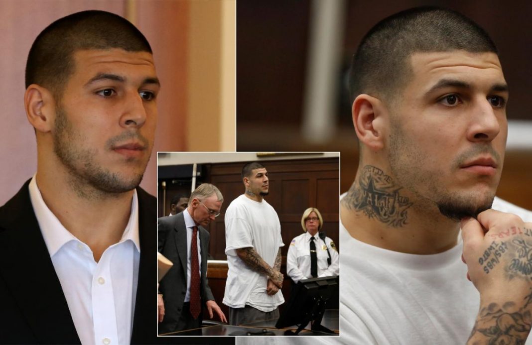 aaron hernandez trial delayed again while he models new bloods tattoo 2015 sports