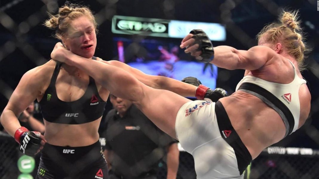 biggest mma surprises of 2015 holly holm knocks out ronda rousey images