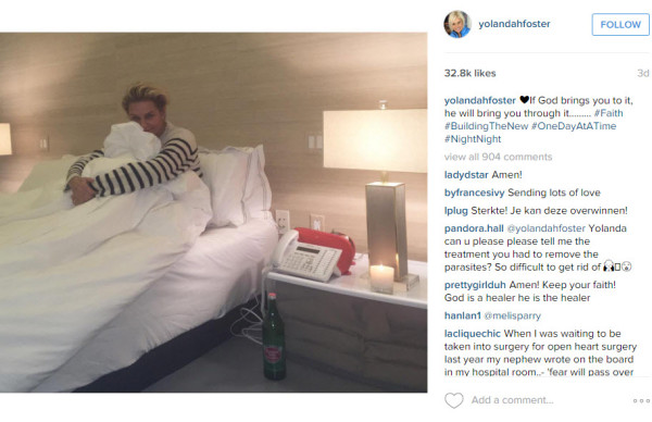 yolanda foster instagram pushing out from david foster 2015
