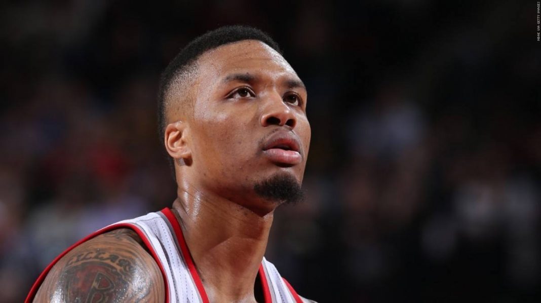 Damian Lillard works out some steph curry anger with all star snub 2016 images