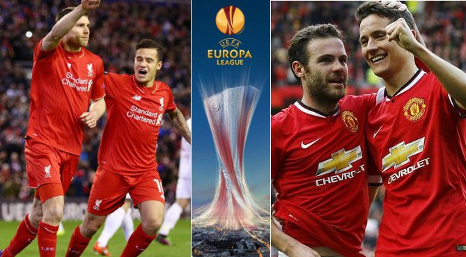 europa league draw first time ever man united 2016 images