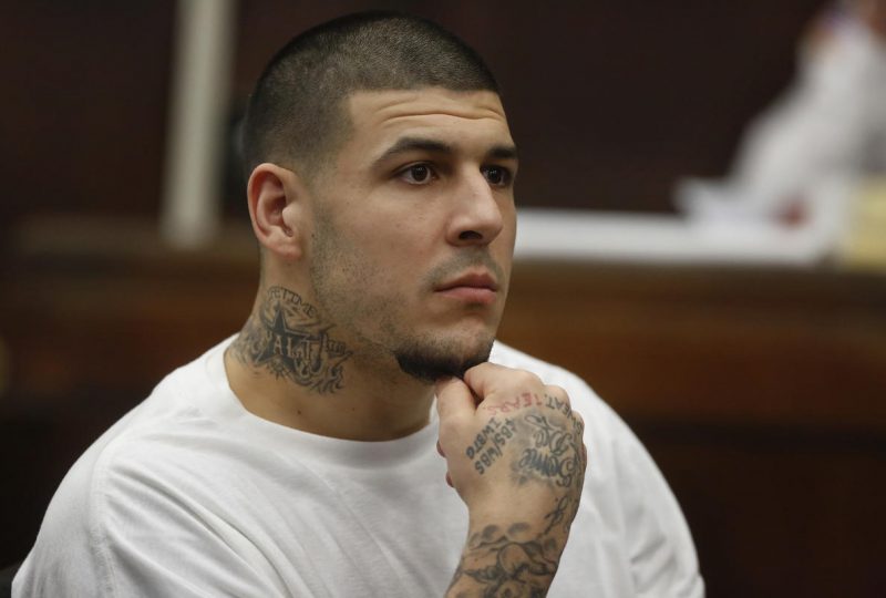 Aaron Hernandez old cell phone could help double murder trial 2016 images
