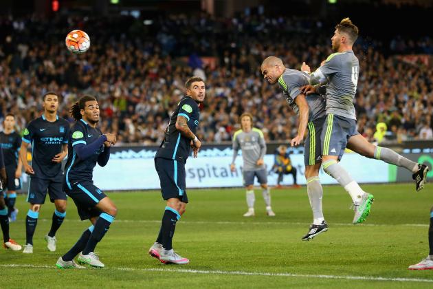 Champions League semi-finals pits Mancester City vs Real Madrid 2016 images