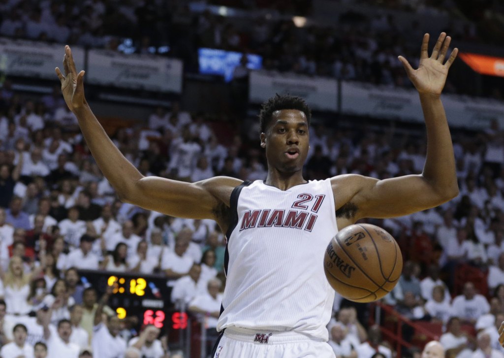 Hassan Whiteside Falls to Third in NBA Defensive Player of the Year Voting 2016 images