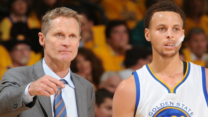 steve kerr coach of the year despite steph curry blunder 2016 images