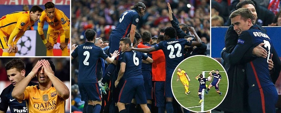two european giants barcelona and psg knocked out of the champions league 2016 images