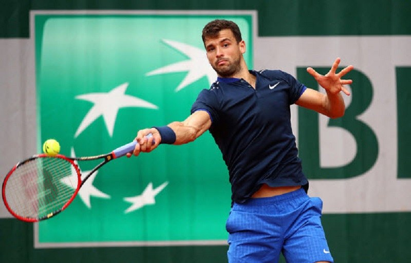2016 French Open Marin Cilic and Grigor Dimitrov Outted images