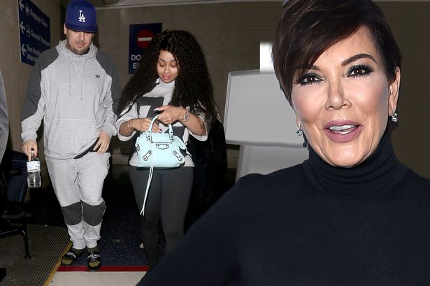 kris jenner find with blac chyna 2016 images