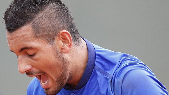 nick kyrgios french open towel shout leaves some cold 2016 images