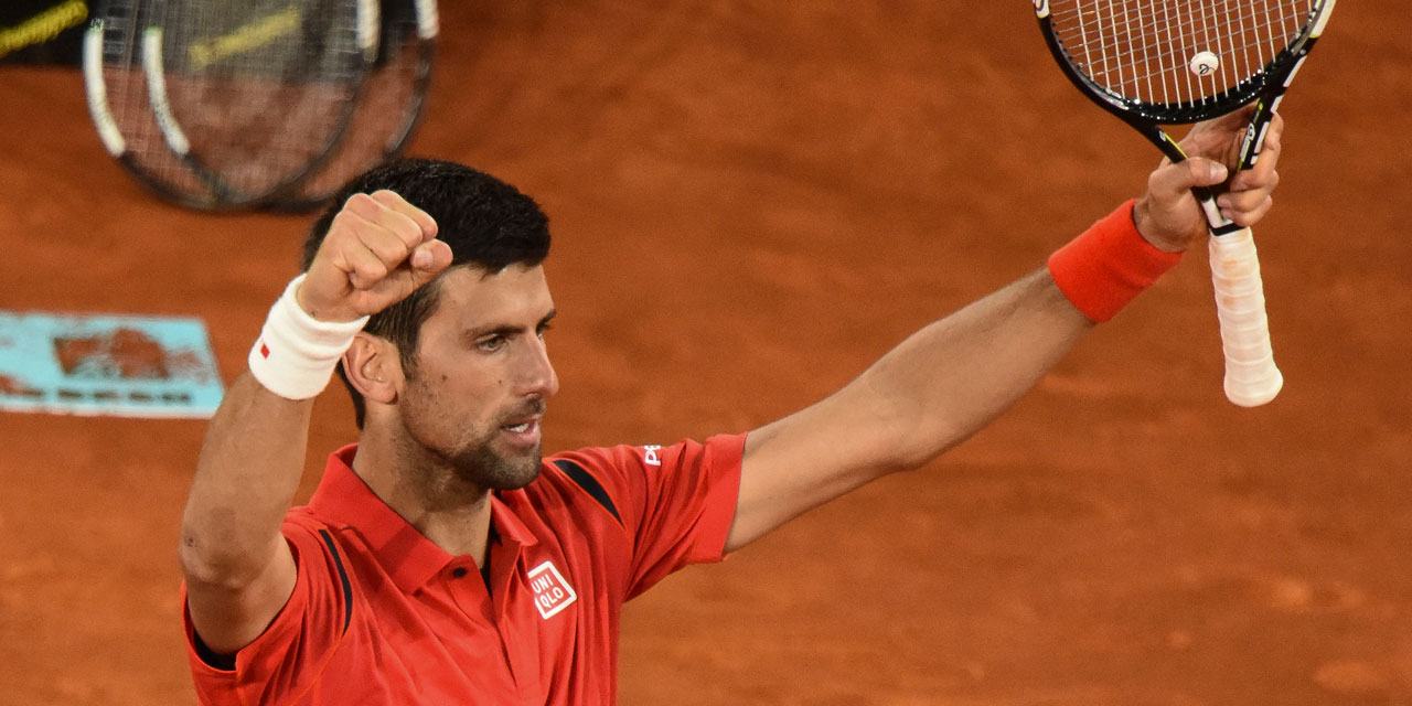 novak djokovic takes out andy murray for madrid open title 2016 images