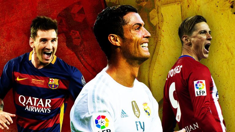 spanish clubs expect barcelona, real madrid or atletico madrid to win la liga title 2016 images