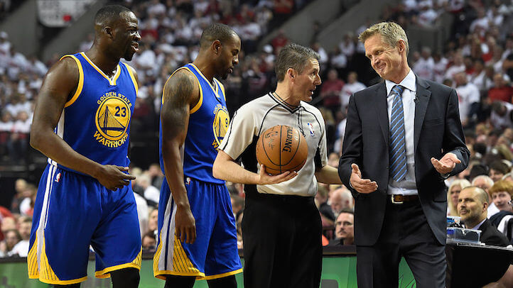 adam silver and steve kerr weigh in on draymond green 2016 images