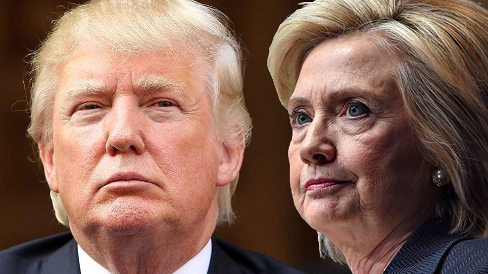 donald trump leading hillary clinton in key swing states 2016 images