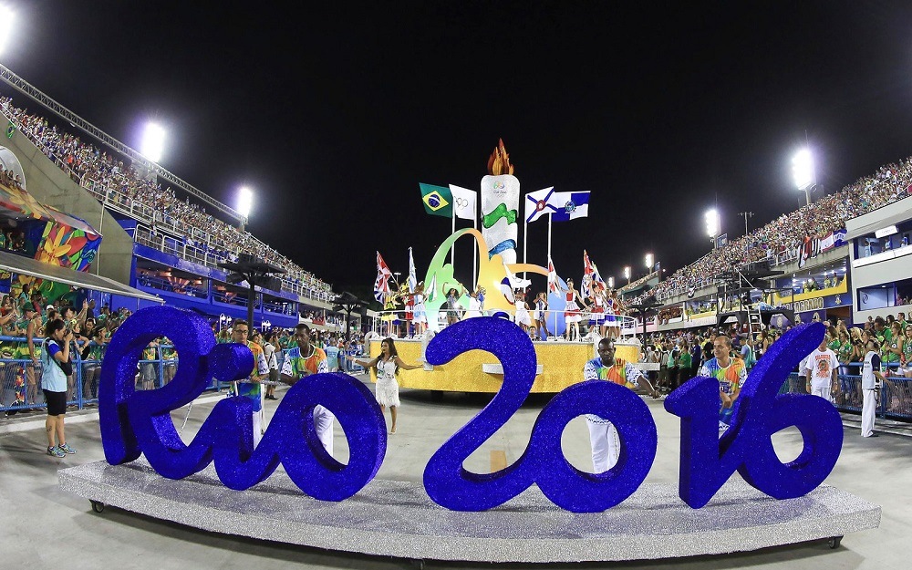 2016 Rio Olympics opening ceremony focusing on Brazil and environment sports images