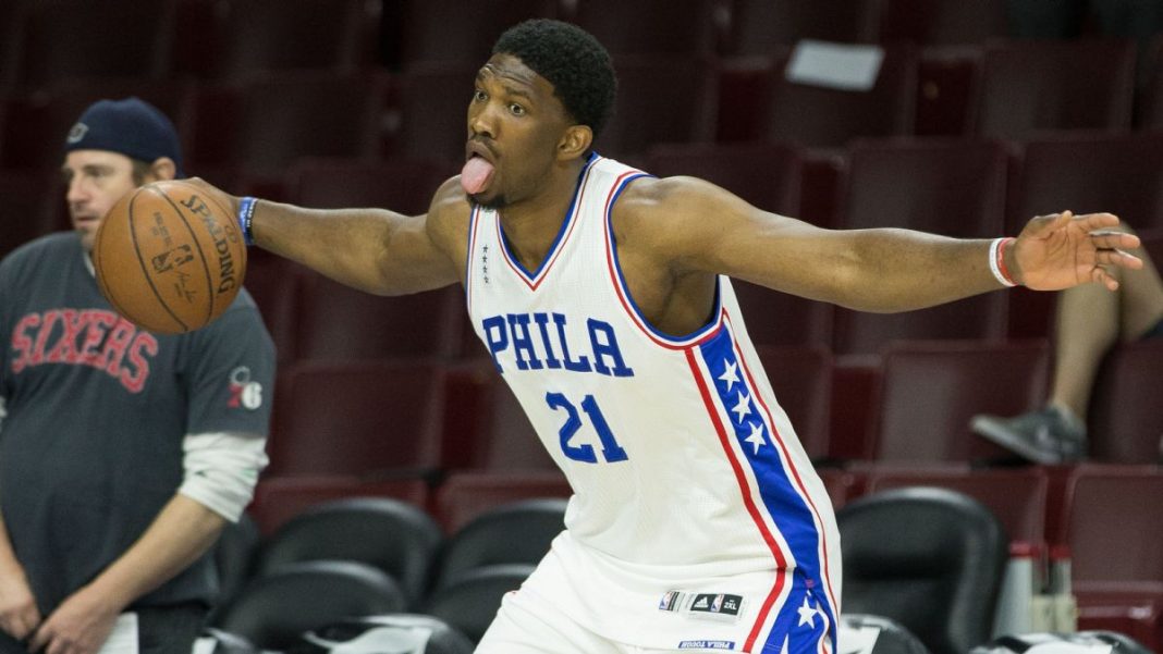 76ers joel embiid finally ready for NBA debut two years later 2016 images
