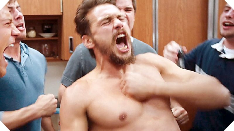 james franco beating off chest for goat movie