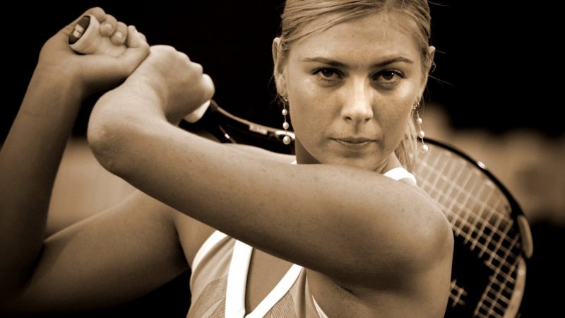 maria sharapova not letting tennis suspension stop her