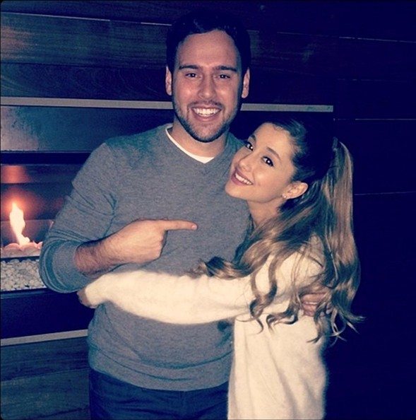 ariana grande gets back with scooter braun