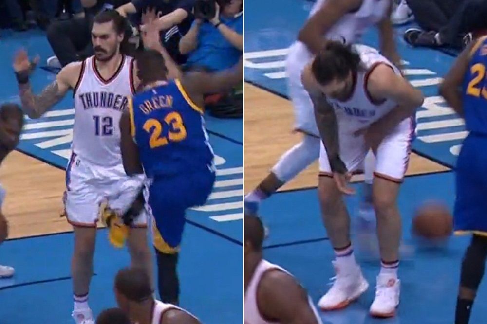 nba keeping groins safe with draymond green rule this season 2016 images