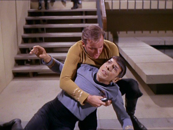 spock dying on captain kirk star trek