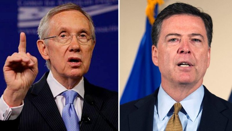 harry reid thinks james comey broke law with emails