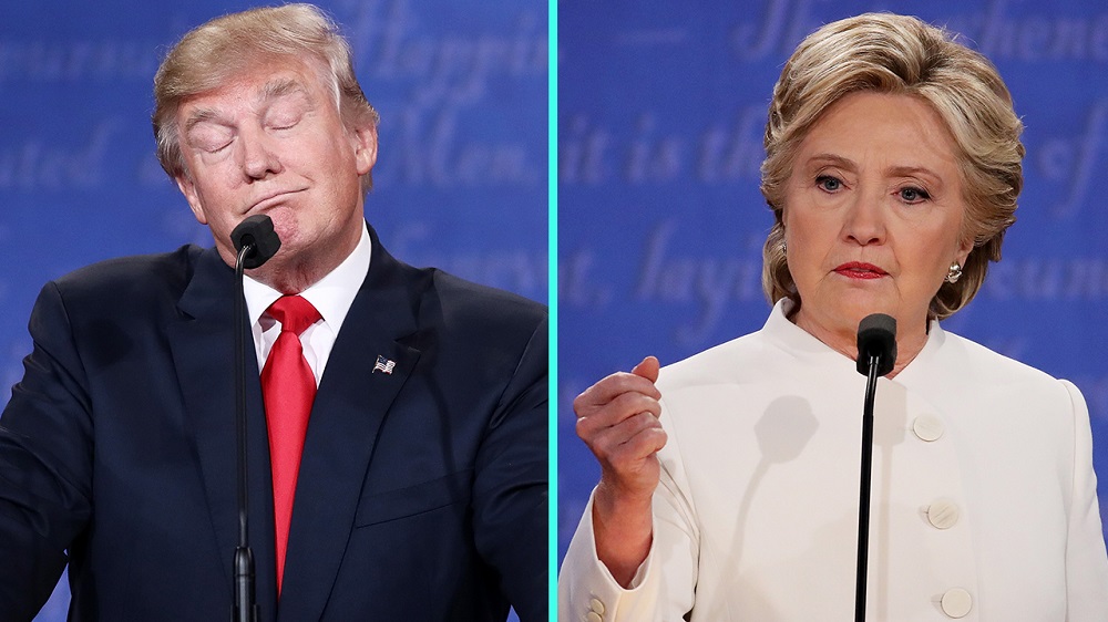 Hillary Clinton vs Donald Trump third debate most memorable moments 2016 images
