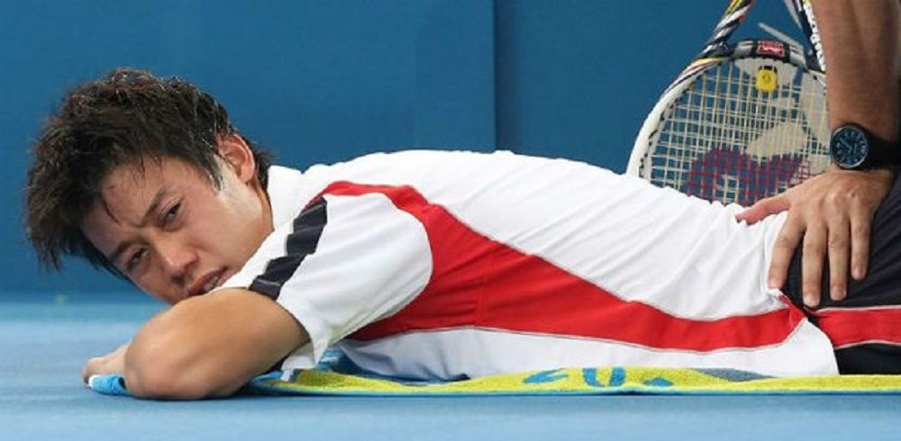Kei Nishikori injury problems continue at ATP Tokyo 2016 images