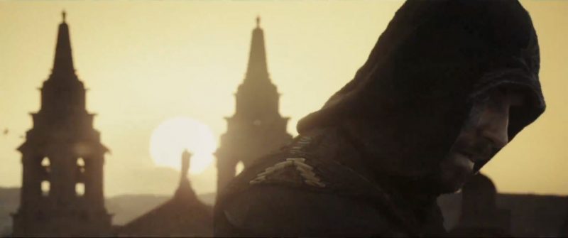 michael fassbender robed in assassins creed