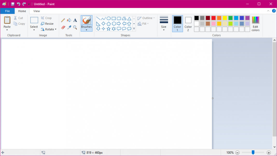 Какая команда запускает paint. Microsoft Paint Интерфейс. Интерфейс программы Paint. Изображения редактор Paint. Интерфейс графического редактора MS Paint.