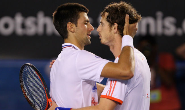 andy murray right on novak djokovics tail for number one spot