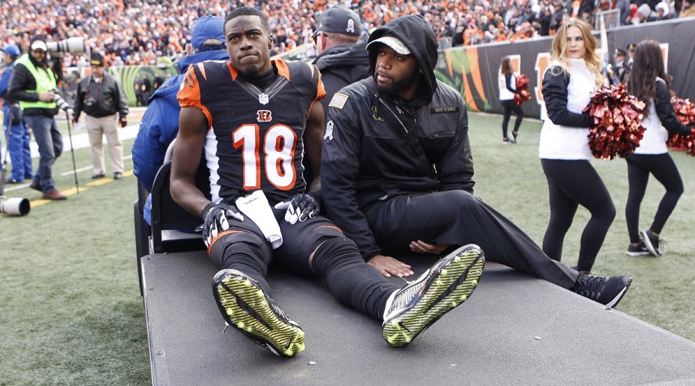 bengals aj green out with torn hamstring 2016 images