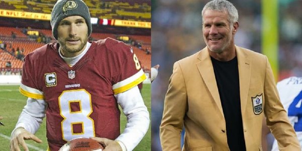 Brett Favre gives Kirk Cousins big love over Packers win 2016 images