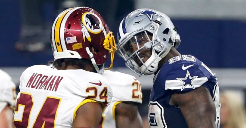 dez bryant vs josh norman intensifies after latest cowboys victory 2016 images