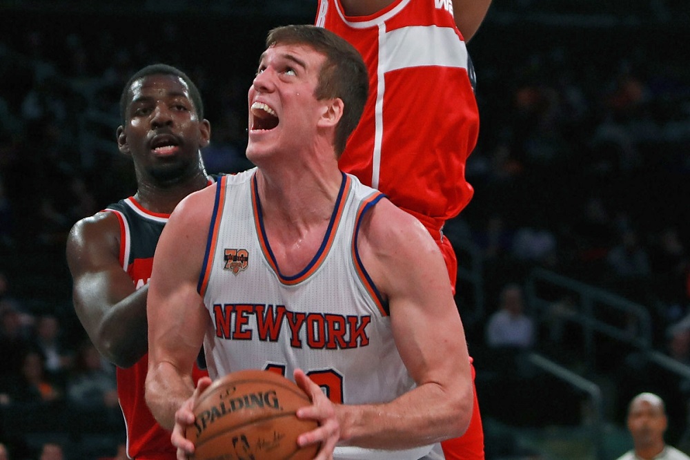 New York Knicks get sprinter Marshall Plumlee's NBA debut 2016 images