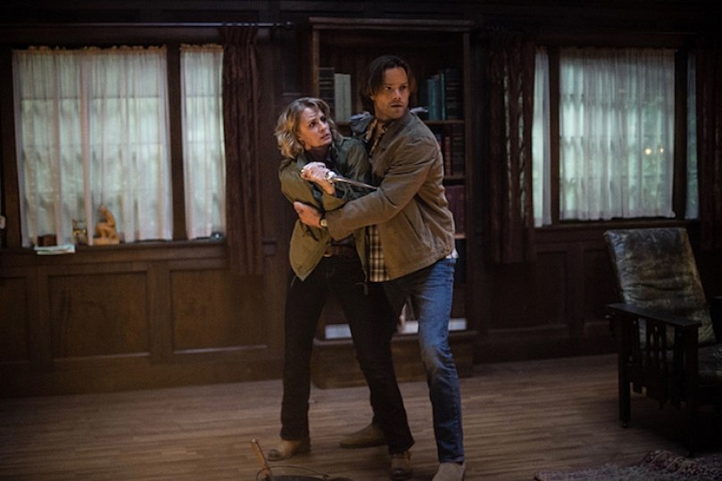supernatural sam winchester with mary asa fox