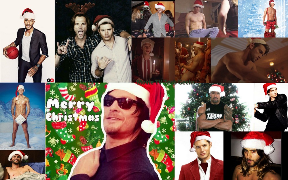 Top 10 Hottest Male Celebrity Santas 2016 Holiday Season images