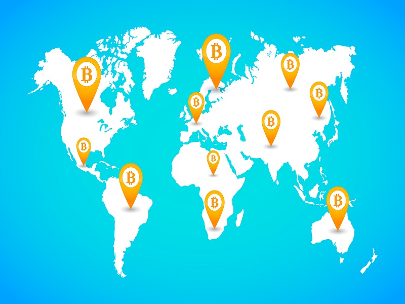 bitcoin around the world
