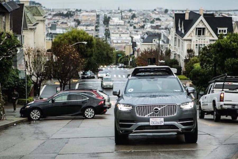 uber self driving cars in san francisco staying