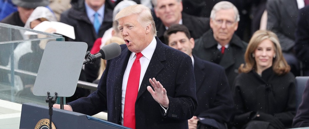 President Donald Trump's Inauguration speech not so surprising 2017 images