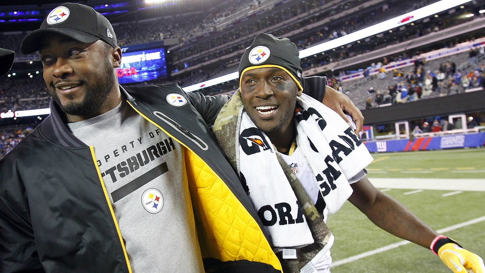 Steelers Antonio Brown still in doghouse with Mike Tomlin 2017 images