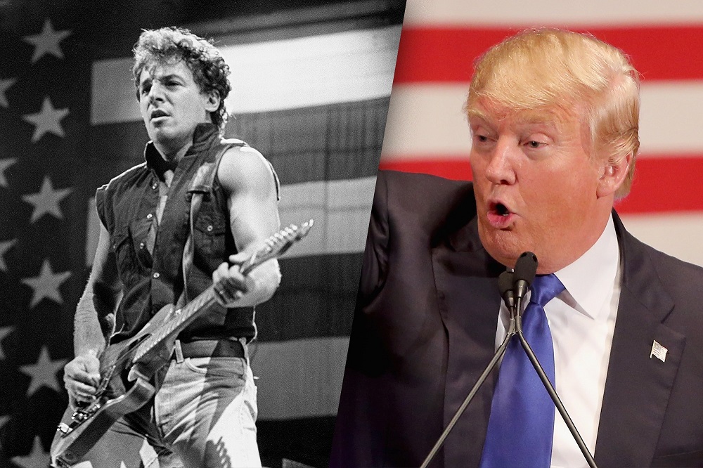 Bruce Springsteen shows Donald Trump who's The Boss 2017 images