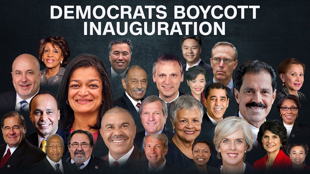 list grows of democrats boycotting donald trump inauguration 2017