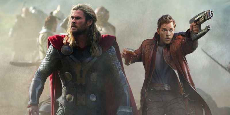 thor with guardians of the galaxy crossover