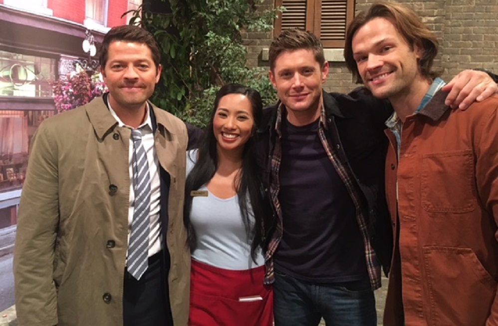 Donna Benedicto talks 'Supernatural' and sniffs from Misha Collins 2017 images