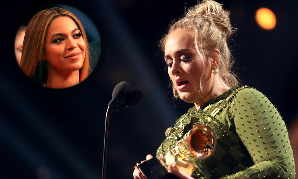 adele and beyonce show how women should support each other 2017 images