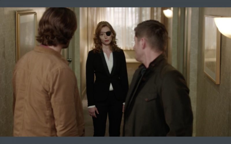 supernatural 1210 lily alicia witt with winchesters