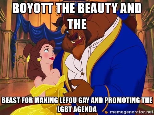 beauty beast gay boycott