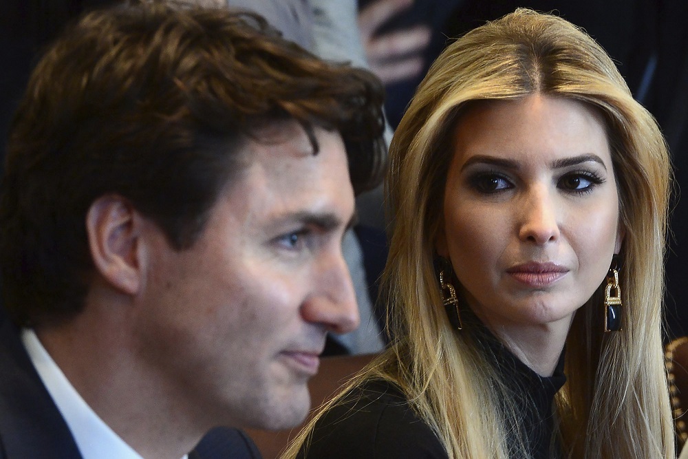 Ivanka Trump gets a night out with Justin Trudeau 2017 images
