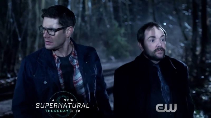 supernatural crowley with dean glasses winchester heaven hell