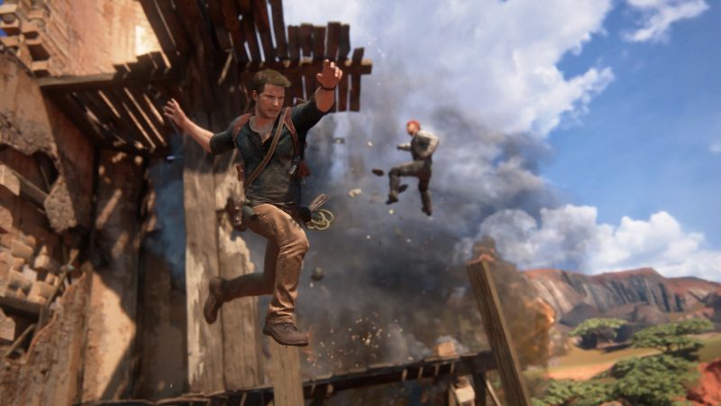 uncharted 4 movie tv tech geeks playing